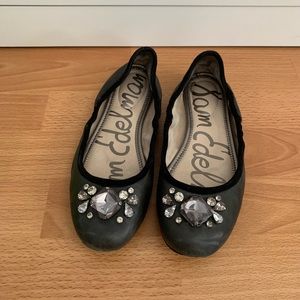 Sam Edelman Fauna Black Flats Size 6.5